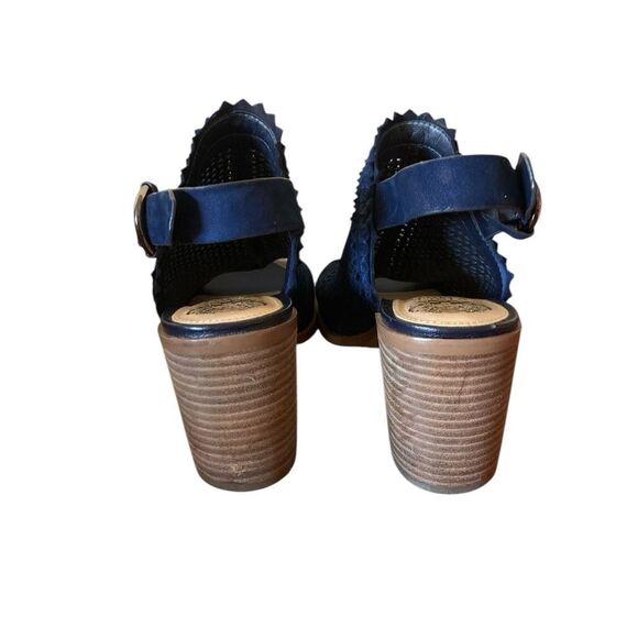 Vince Camuto Shoes Navy Blue Women's Size 8 Slingback Heels - Picture 5 of 11
